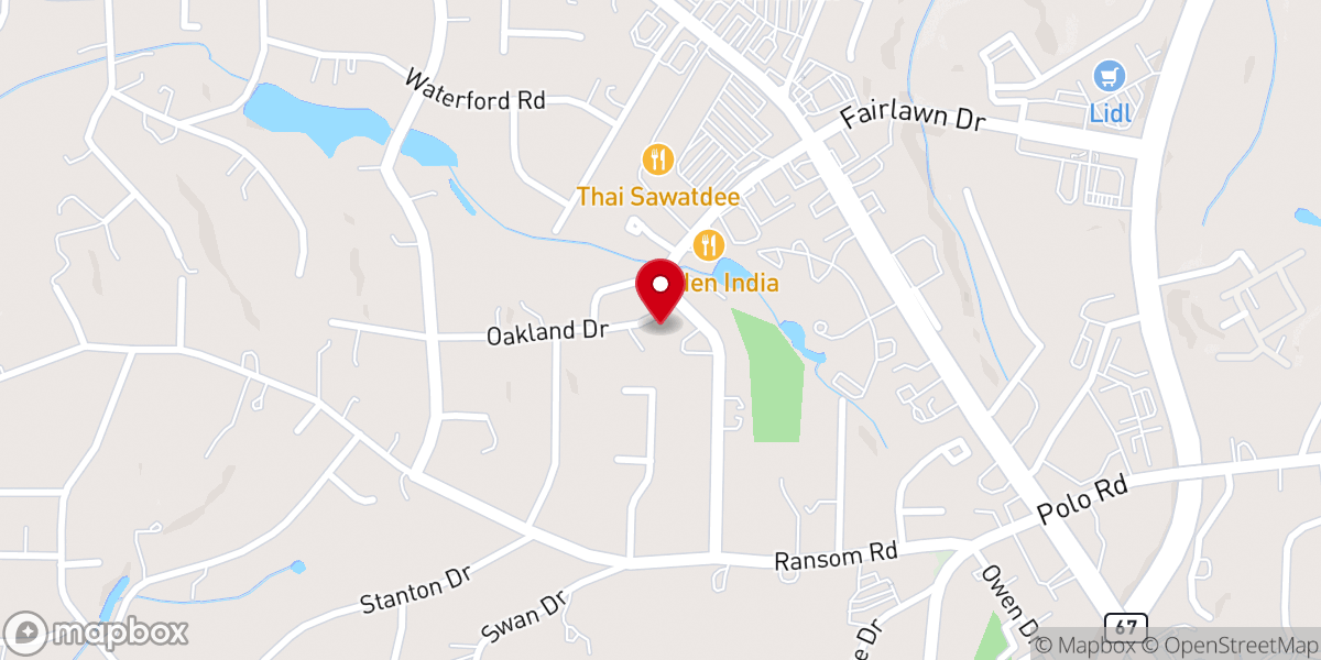 Map showing location of St. Anne's Episcopal Church