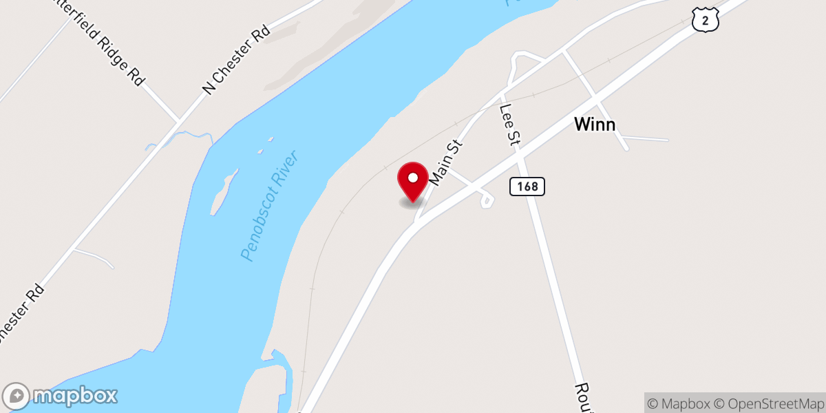 Map showing location of St. Thomas' Episcopal Church