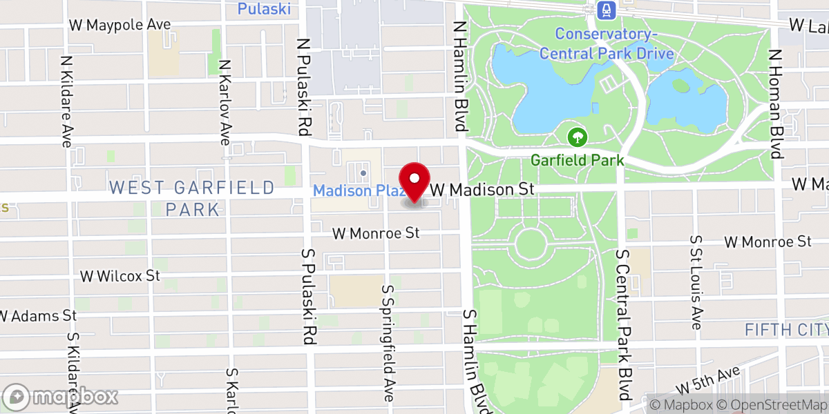 Map showing location of St Timothy House of Prayer