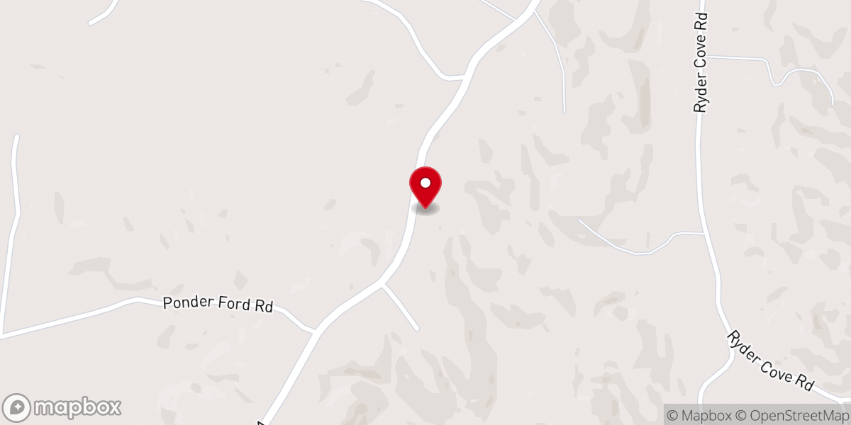 Map showing location of Pleasant View Congregational Methodist Church