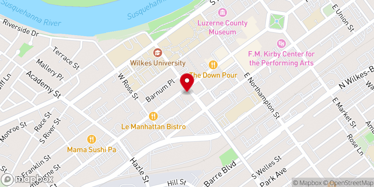 Map showing location of Good Shepherd Lutheran Church