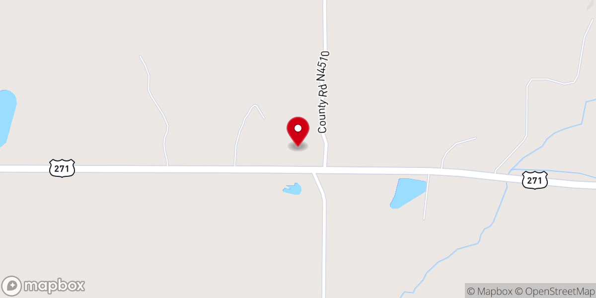 Map showing location of Cowboy Church
