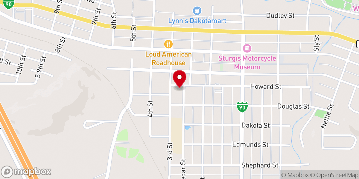 Map showing location of Crossroads Assembly of God