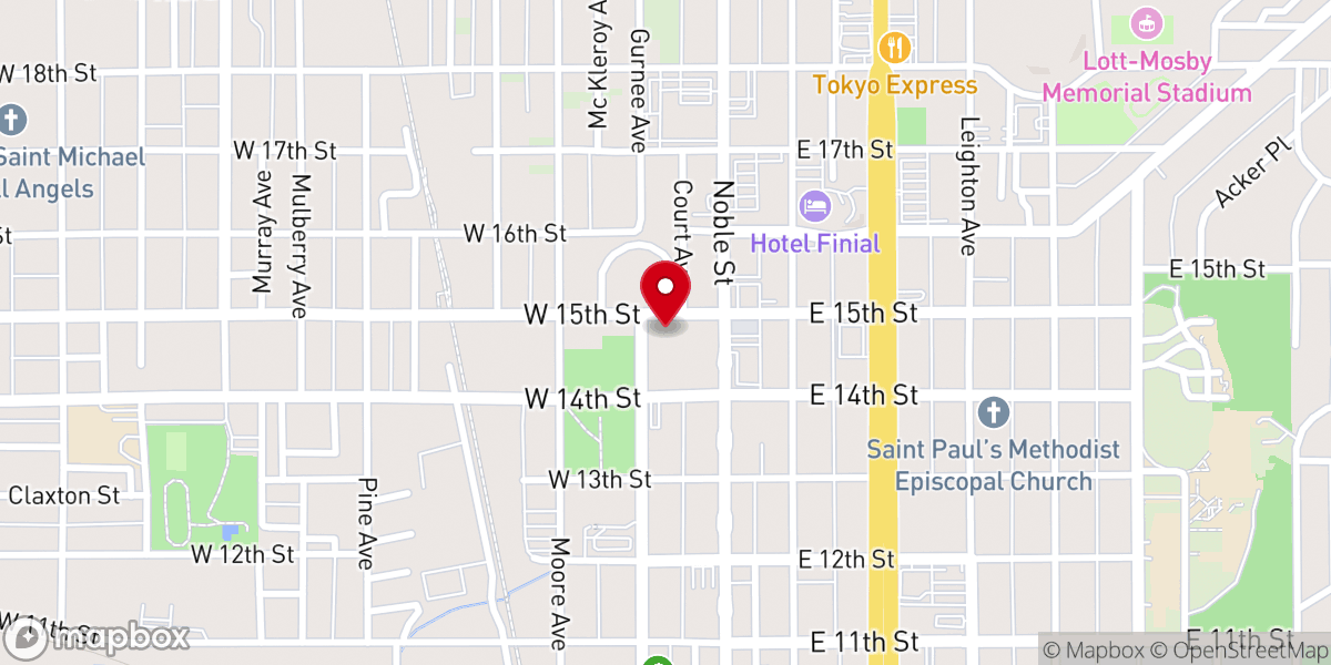 Map showing location of Interfaith Ministries Inc