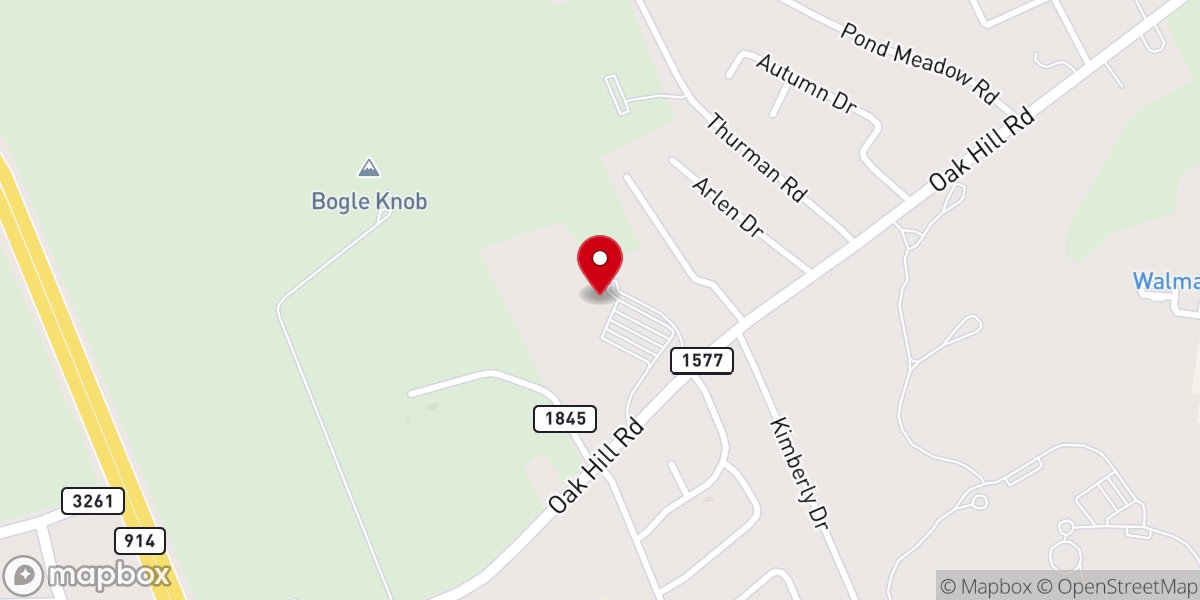 Map showing location of Victory Church