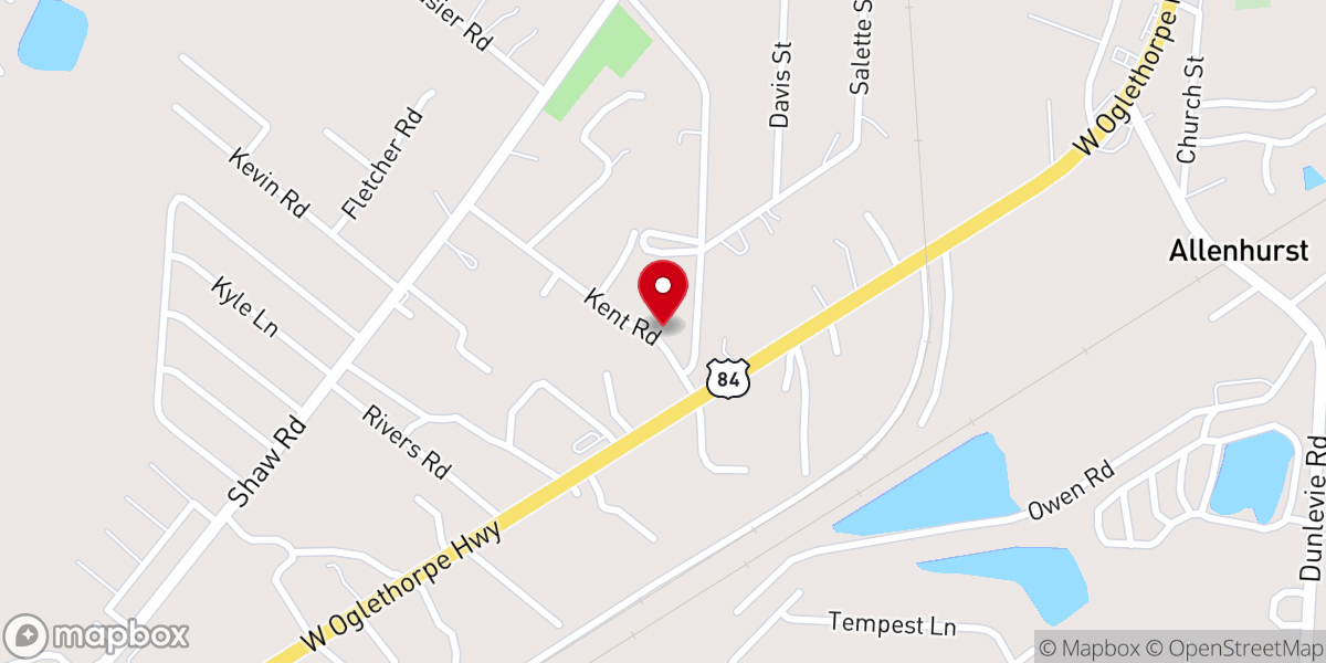 Map showing location of New Day Community Church