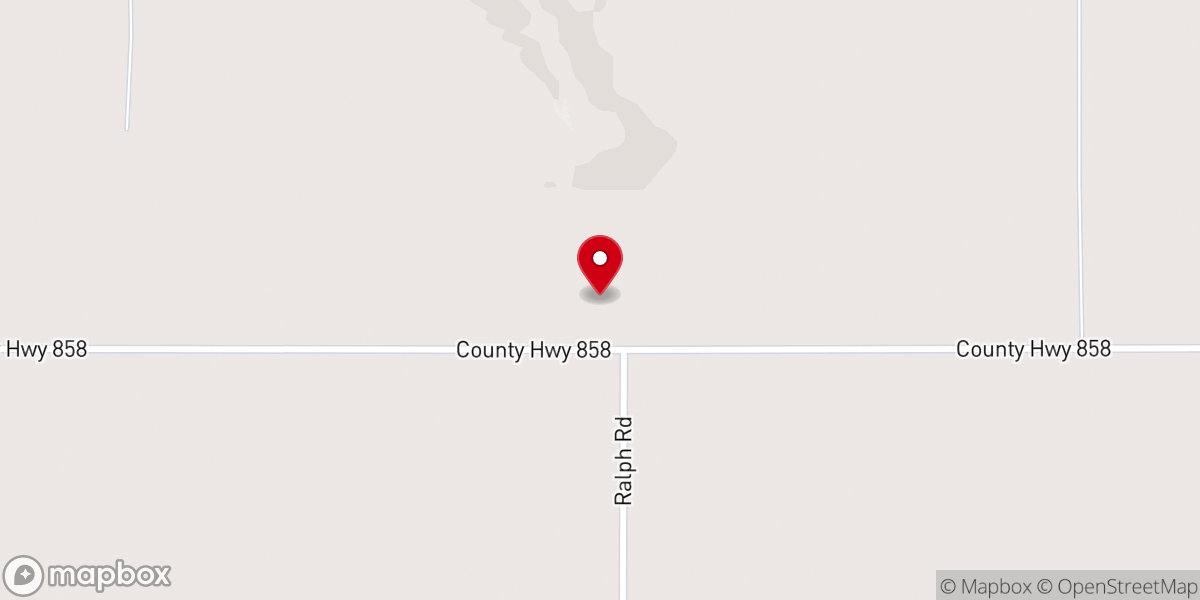 Map showing location of St. Isidore Catholic Church