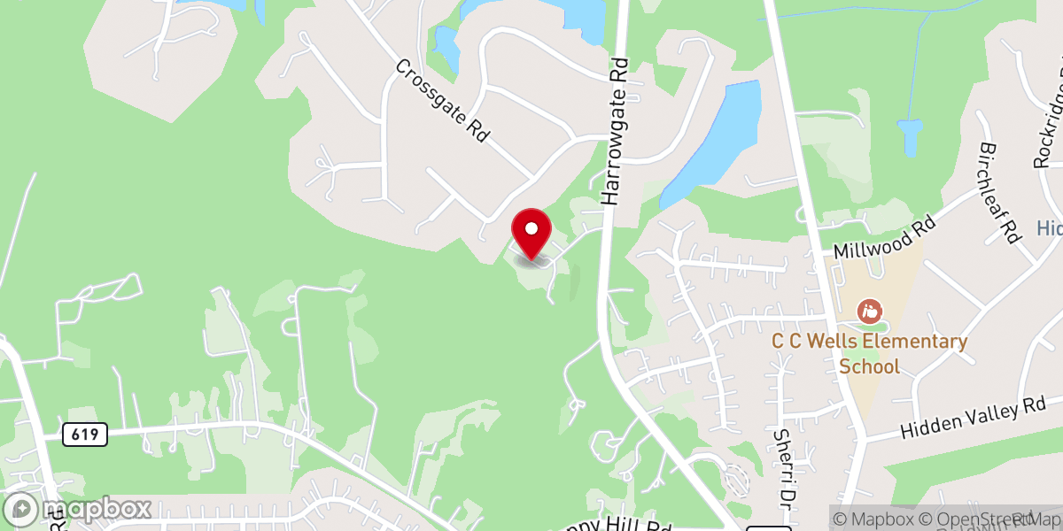Map showing location of Grace Lutheran Church