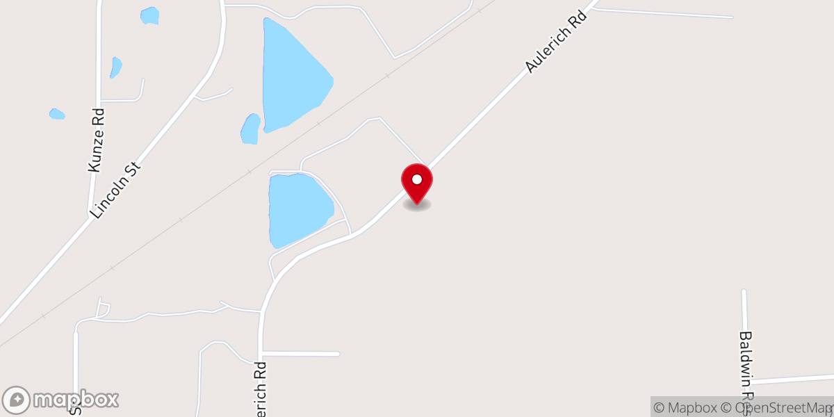 Map showing location of New Hope Church