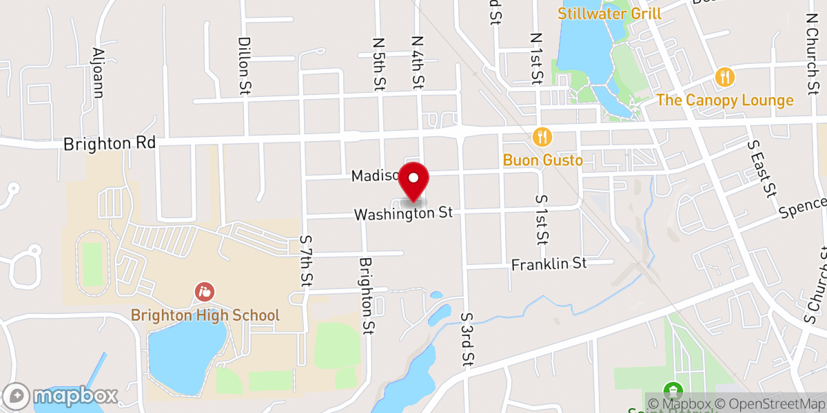 Map showing location of Covenant Orthodox Presbyterian Church