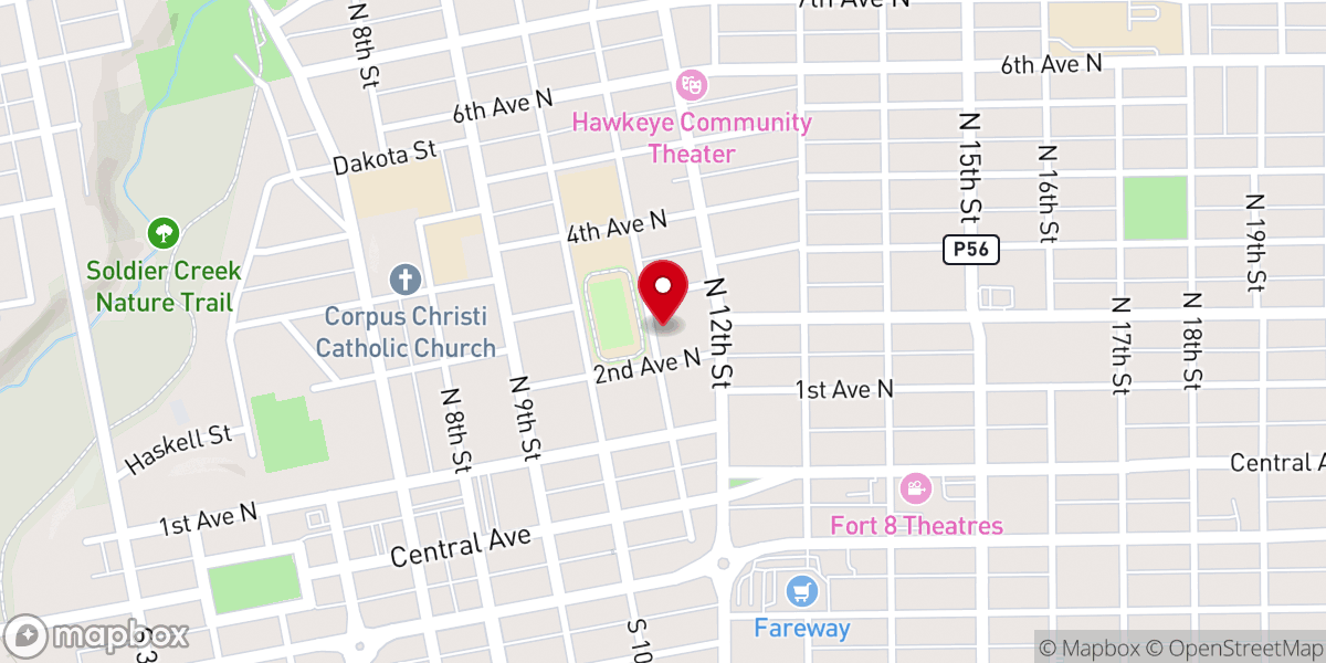 Map showing location of Church of Damascus Road