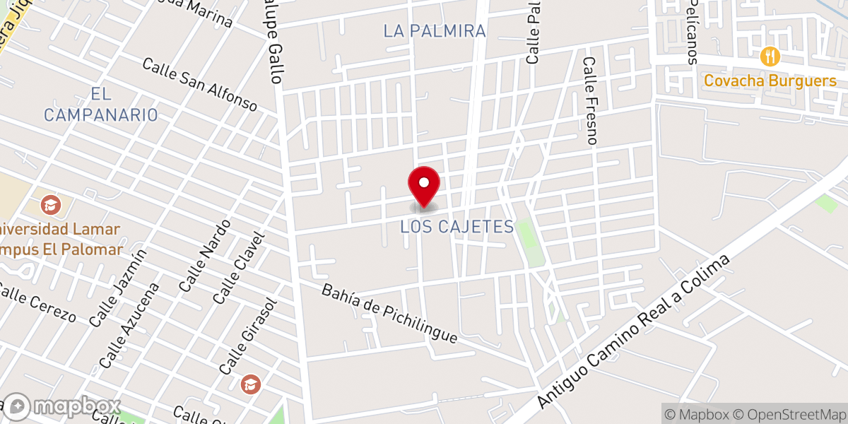 Map showing location of Parroquia Del Espíritu Santo