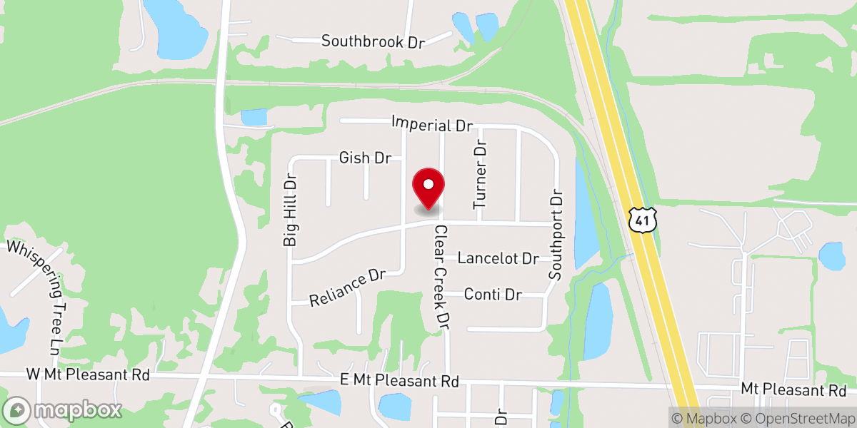 Map showing location of Word of His Grace Fellowship Inc