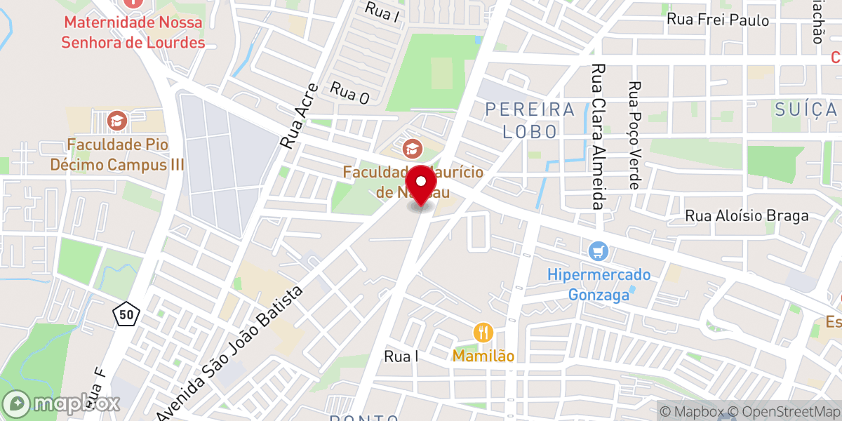 Map showing location of Lagoinha