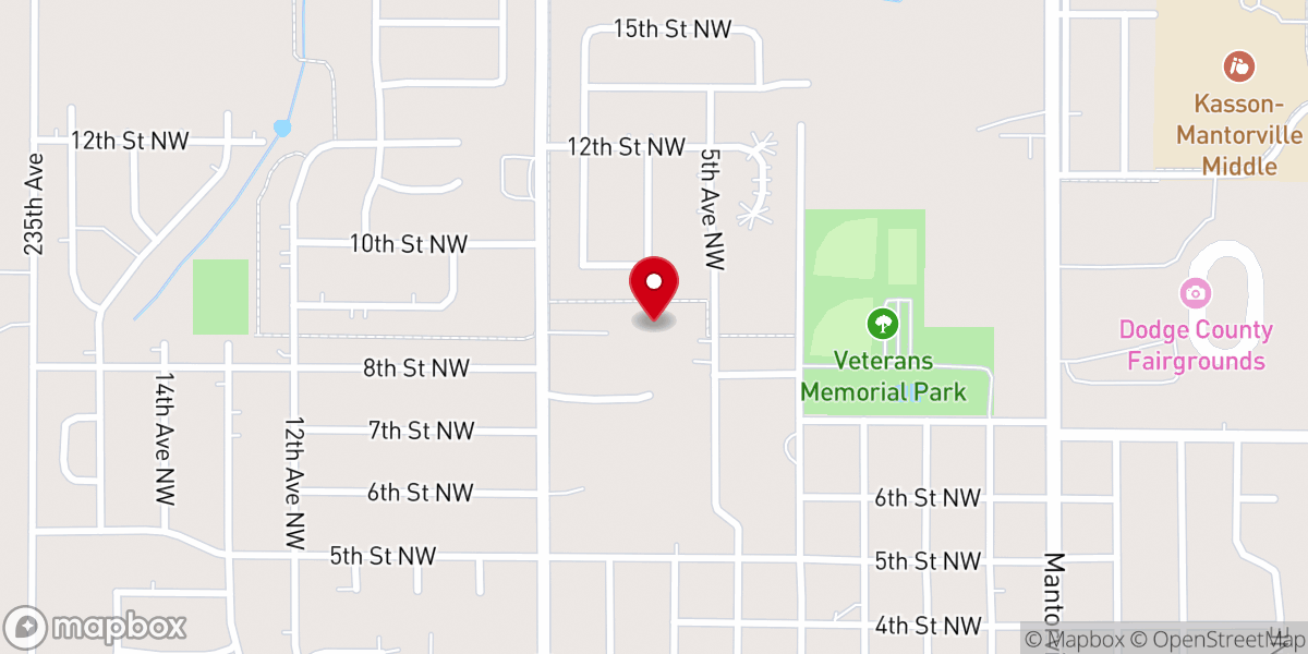 Map showing location of Grace Methodist Church