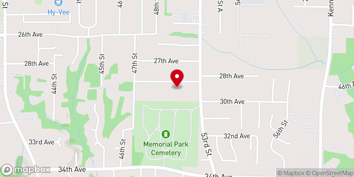 Map showing location of Cornerstone Christian Fellowship