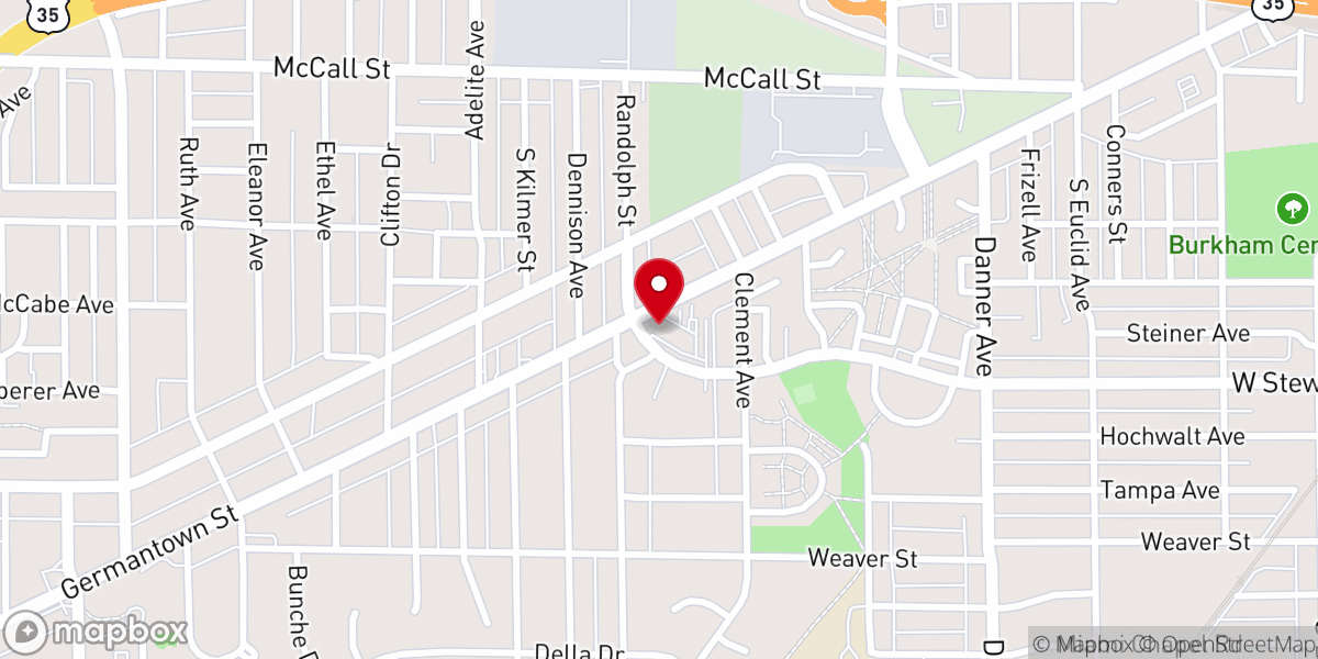 Map showing location of Phillips Temple Christian Methodist Episcopal Church
