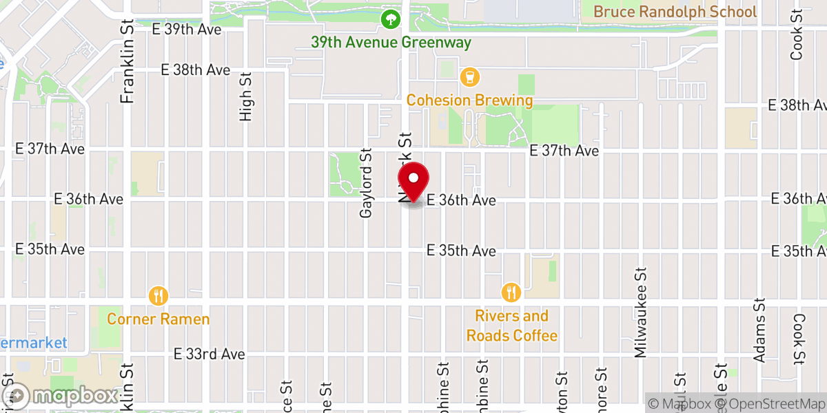 Map showing location of Resurrection in the City