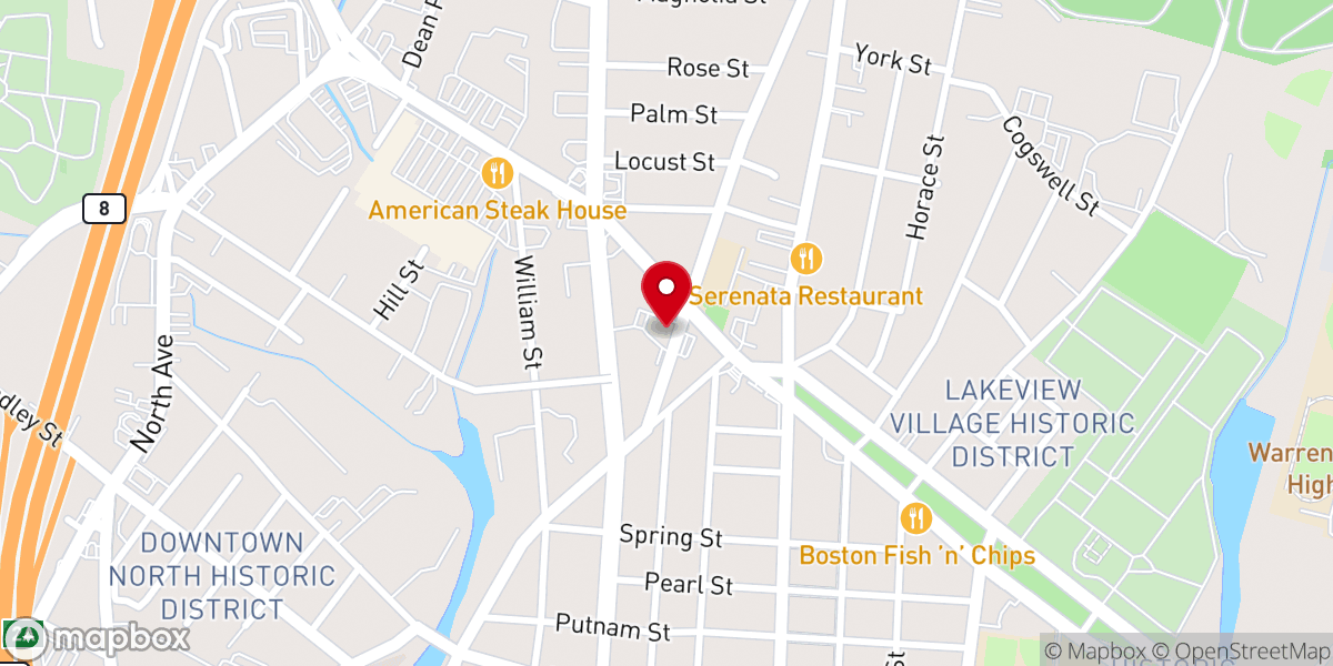 Map showing location of Our Lady of Fatima Church