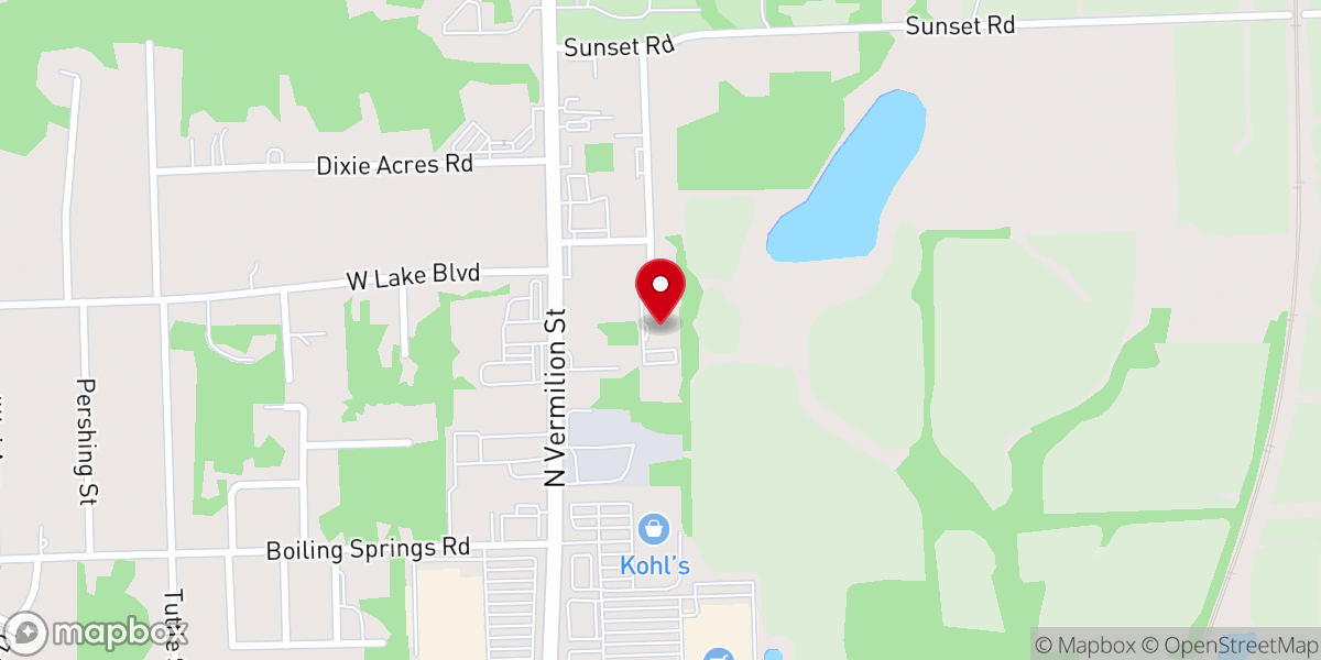 Map showing location of Vermilion Valley Vineyard