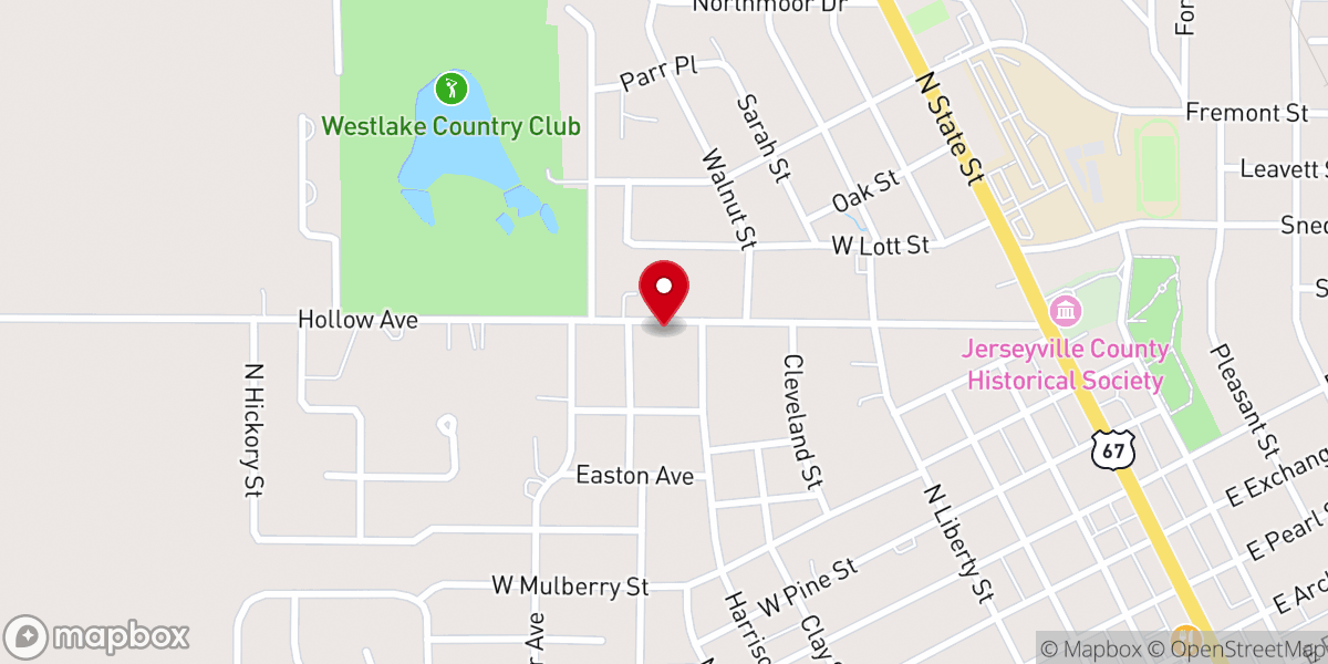 Map showing location of Baptist Minister