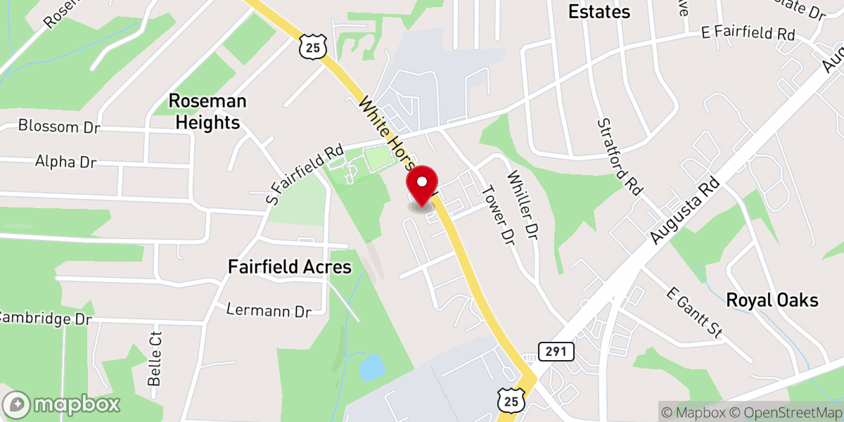 Map showing location of Mt Pleasant Missionary Baptist church