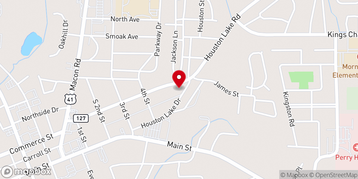 Map showing location of New Life Resurrection Outreach Ministries