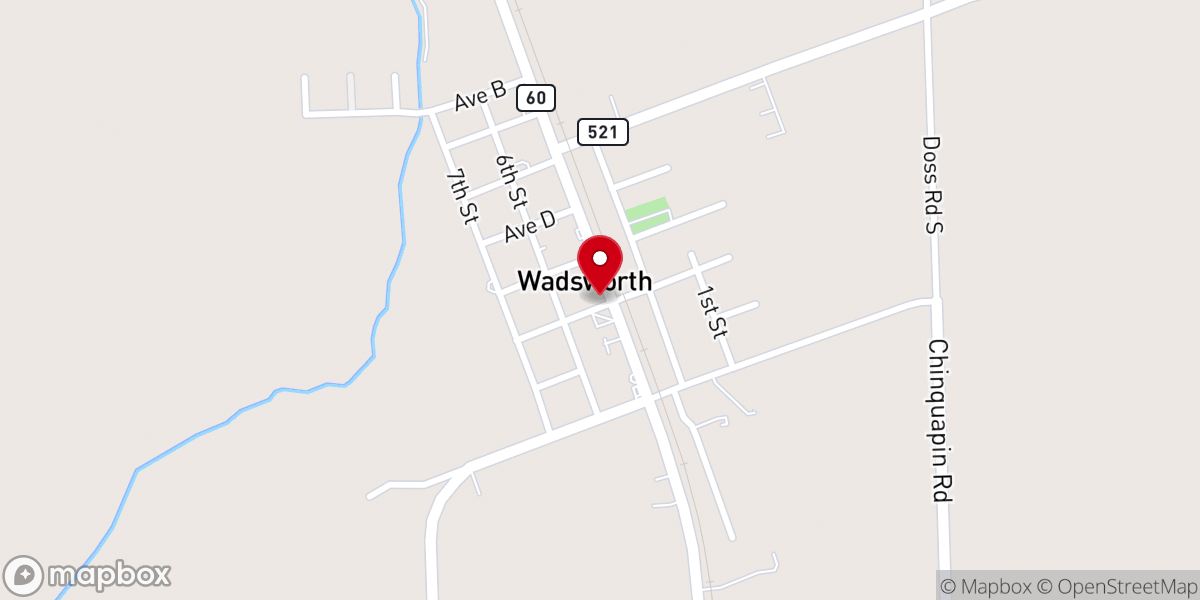 Map showing location of Sacred Heart Catholic Church