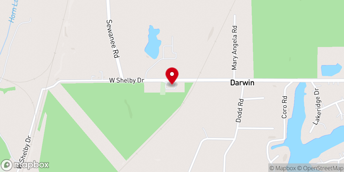 Map showing location of Greater New Jerusalem Missionary Baptist Church
