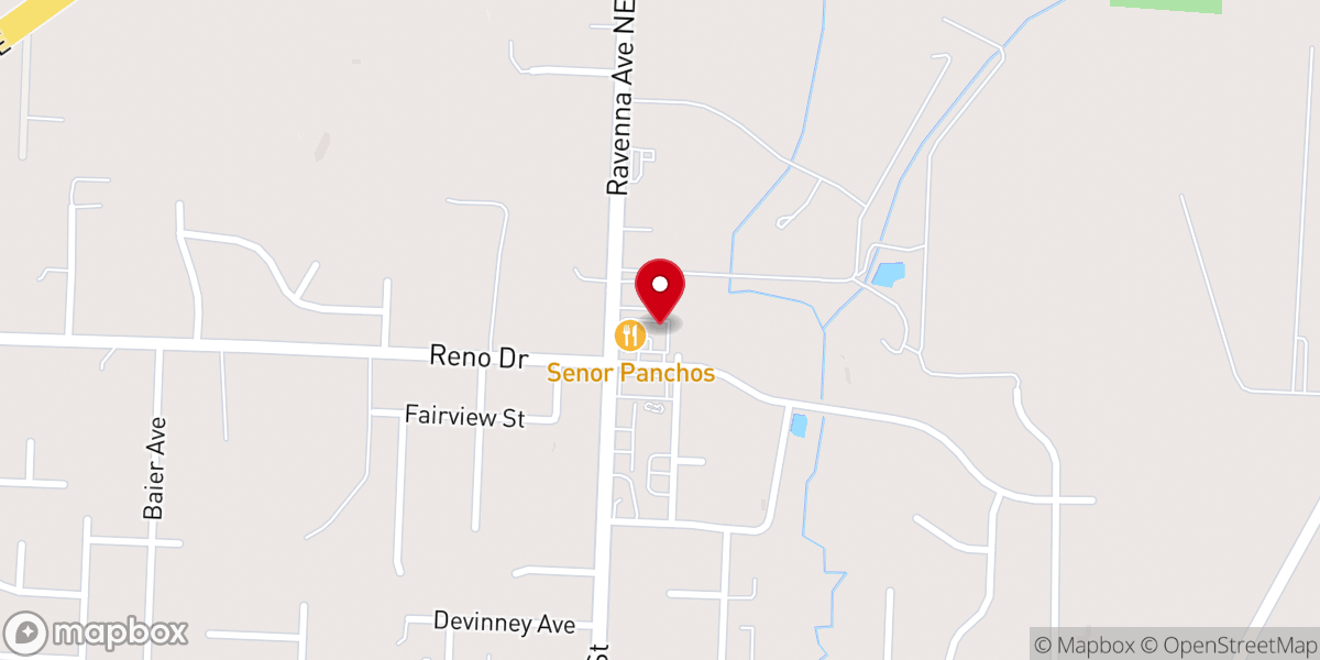 Map showing location of Reno Plaza