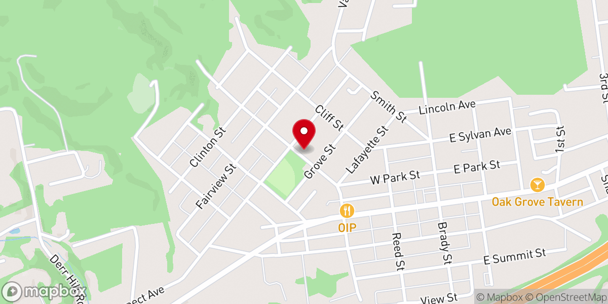 Map showing location of All Things Bright & Beautiful