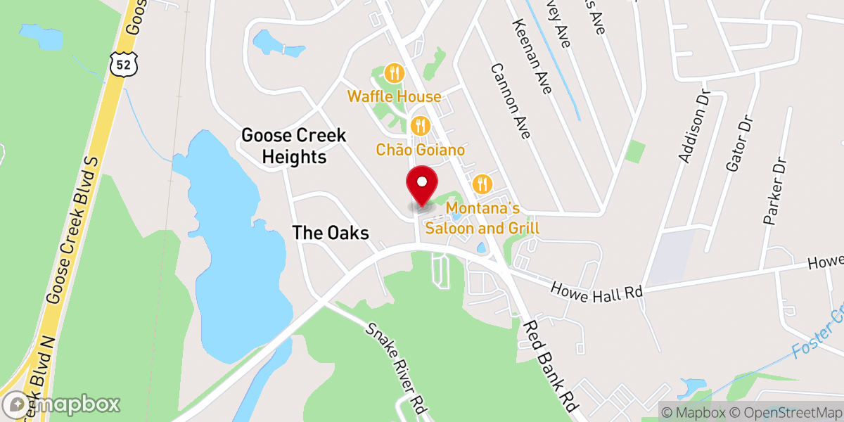Map showing location of Trinity Missionary Baptist Church
