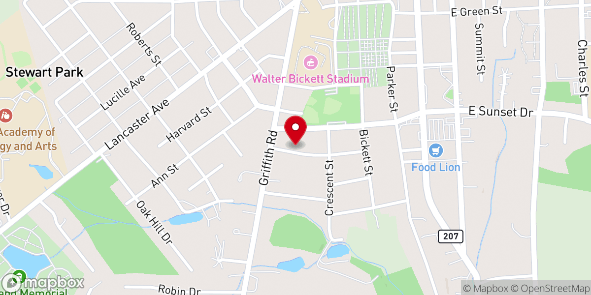 Map showing location of Church Bulletin Community Development