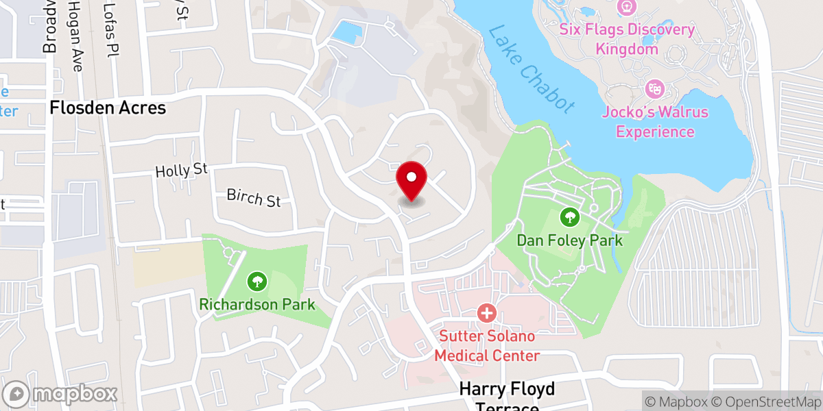 Map showing location of Church of the Ascension