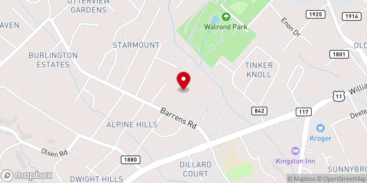 Map showing location of Faith Alliance Church
