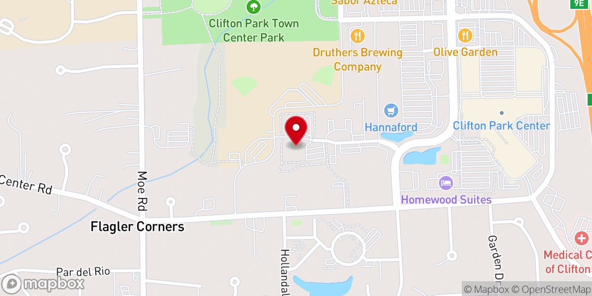 Map showing location of Upstate Fellowship