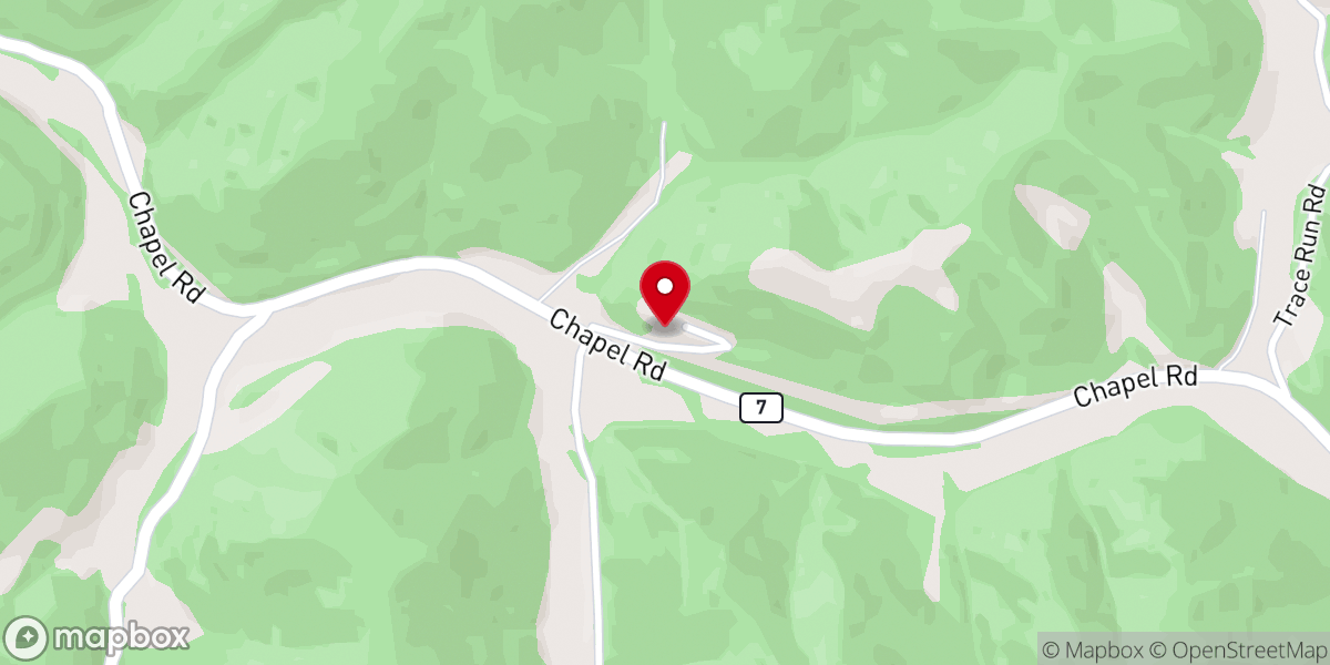 Map showing location of Richmond Church