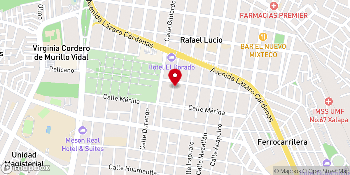 Map showing location of Iglesia Bíblica Es Jesús - IBEJ