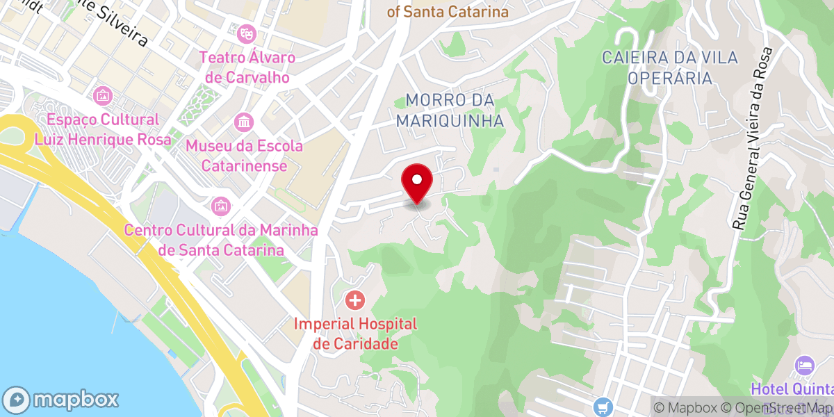 Map showing location of Igreja Assembleia de Deus Monte Horebe
