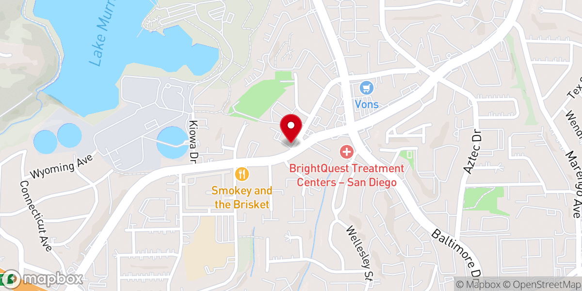 Map showing location of First Missionary Baptist Church