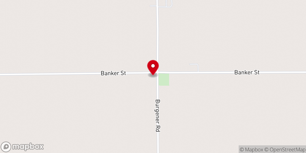 Map showing location of Florence Township Church