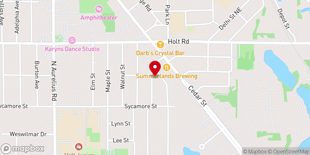 Map showing location of Jesus City Church
