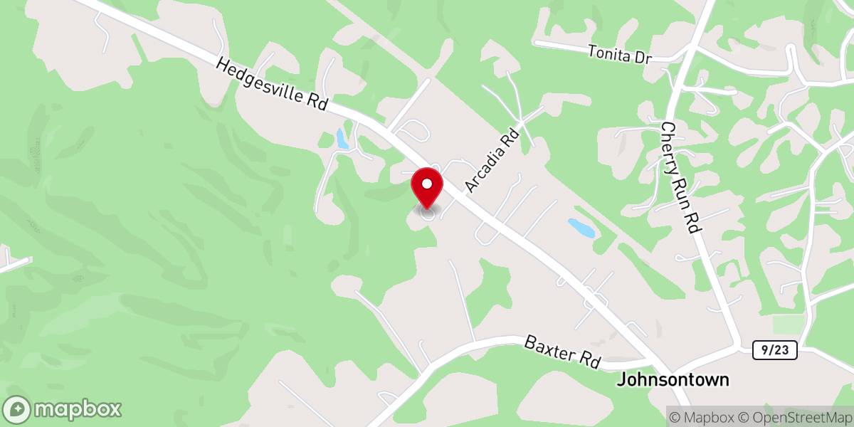 Map showing location of Faith Bible Church