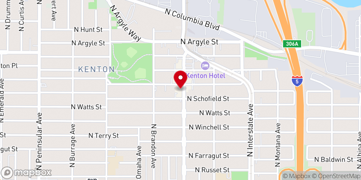 Map showing location of Celebration Tabernacle