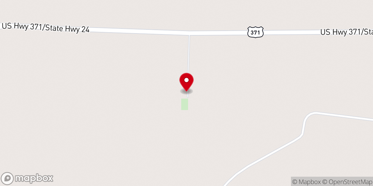 Map showing location of Kingree Chapel