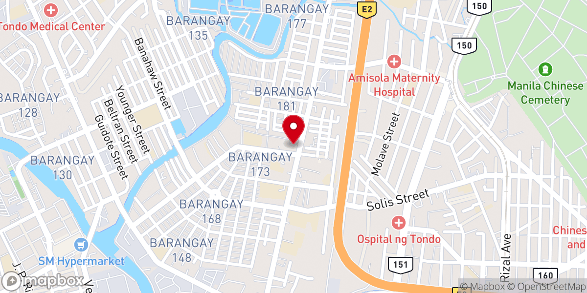 Map showing location of Saint Joseph Parish (Archdiocese of Manila)