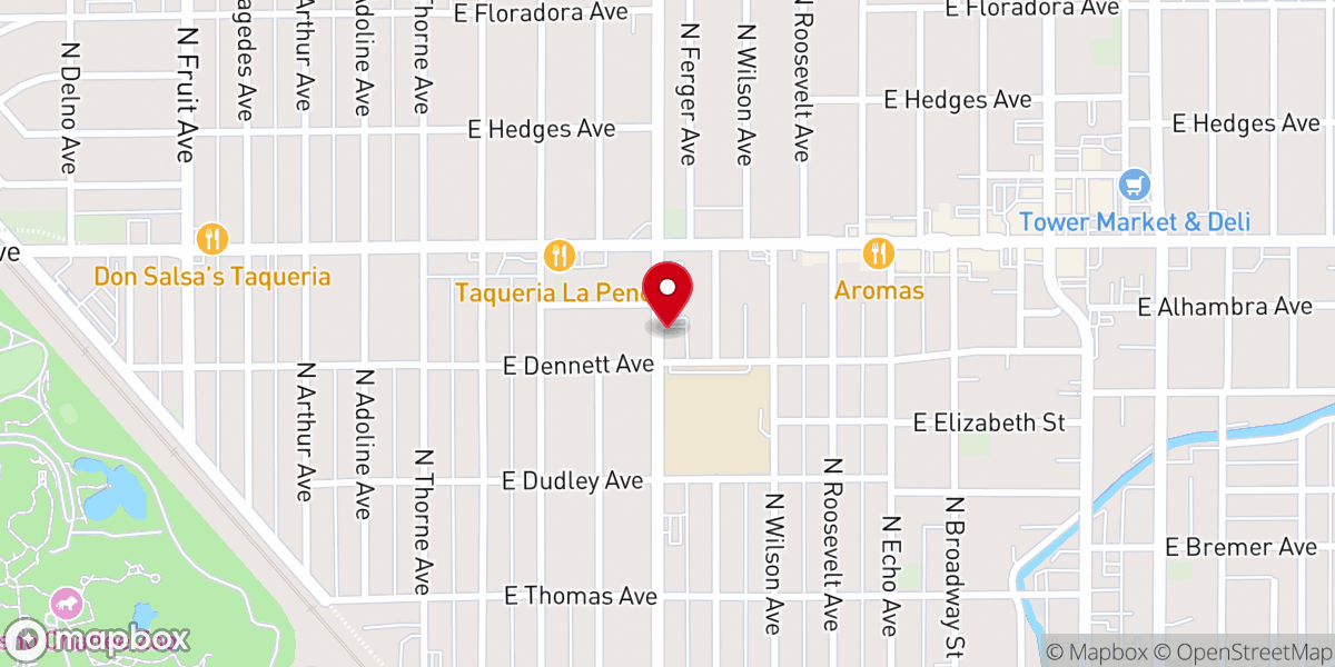 Map showing location of Adventure Church - Palm Campus