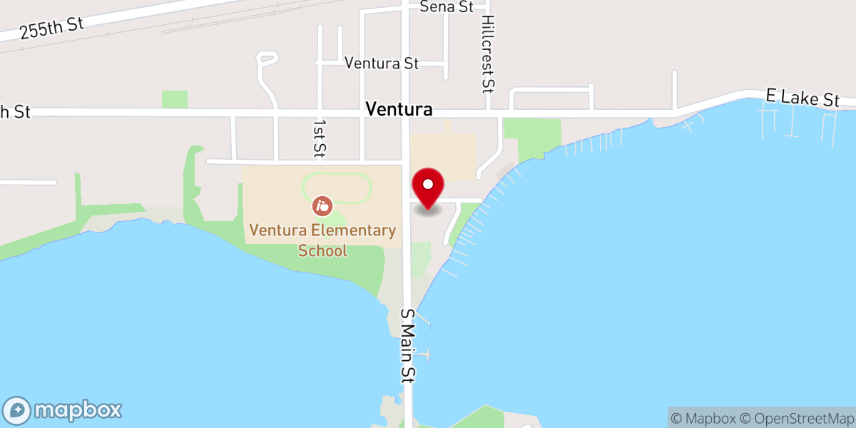 Map showing location of Redeemer Lutheran Church