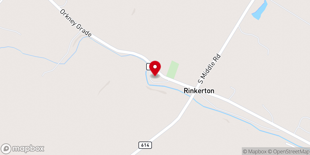 Map showing location of Grace United Church of Christ