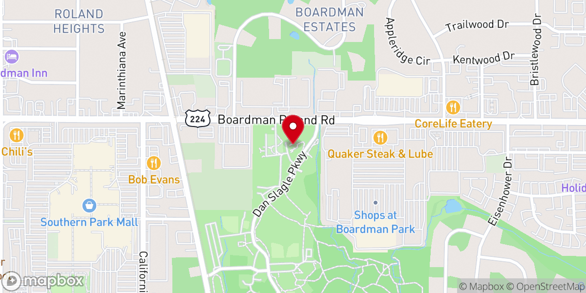 Map showing location of St. James Episcopal Church